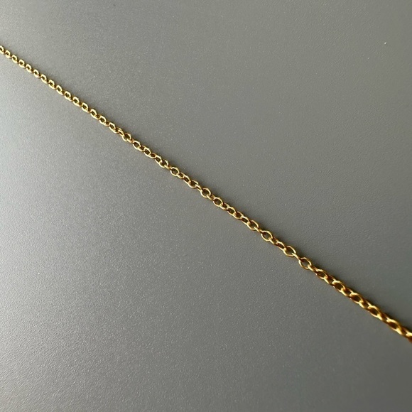14k Gold Vermeil Interlocking Heart and Paw Necklace - Picture 6 of 10